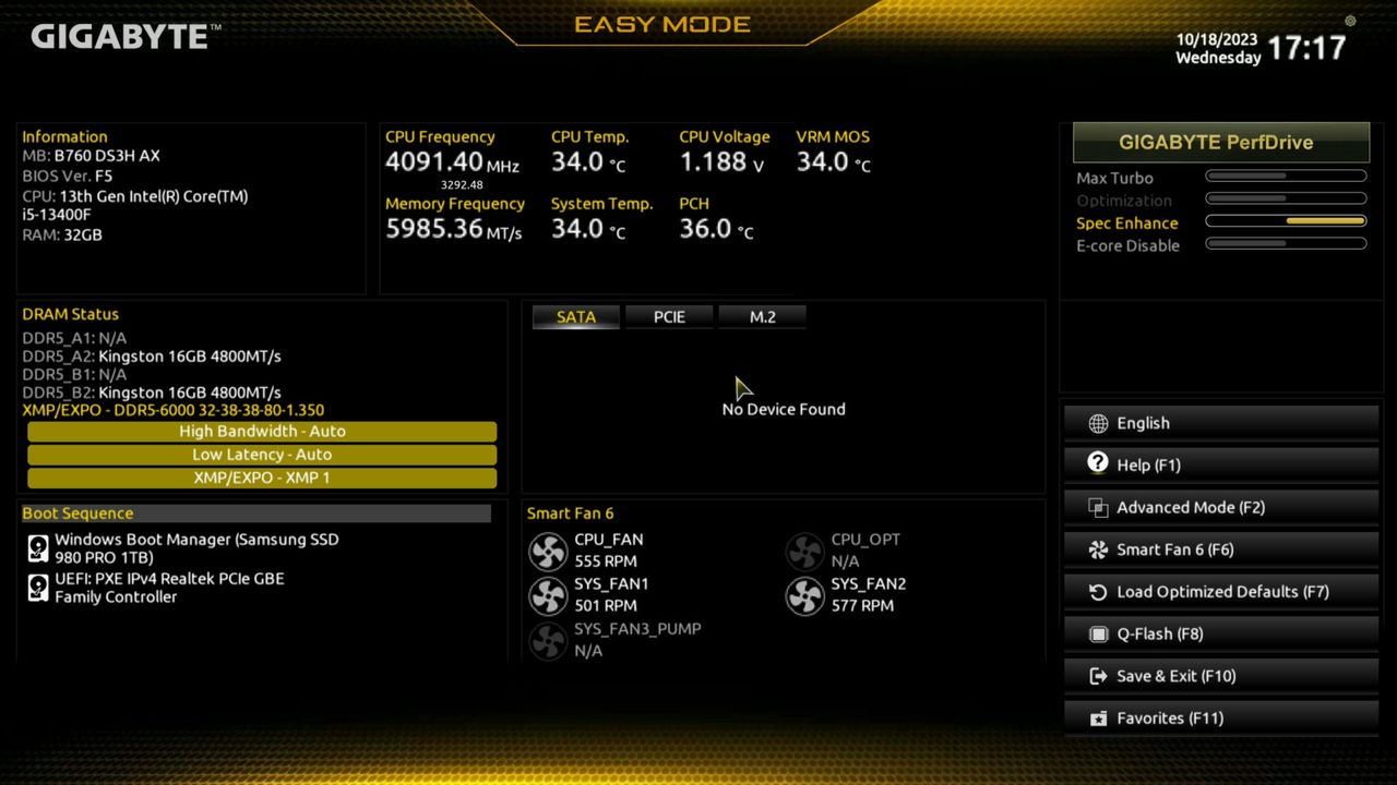 X-Kom G4M3R Hero - Bios XMP