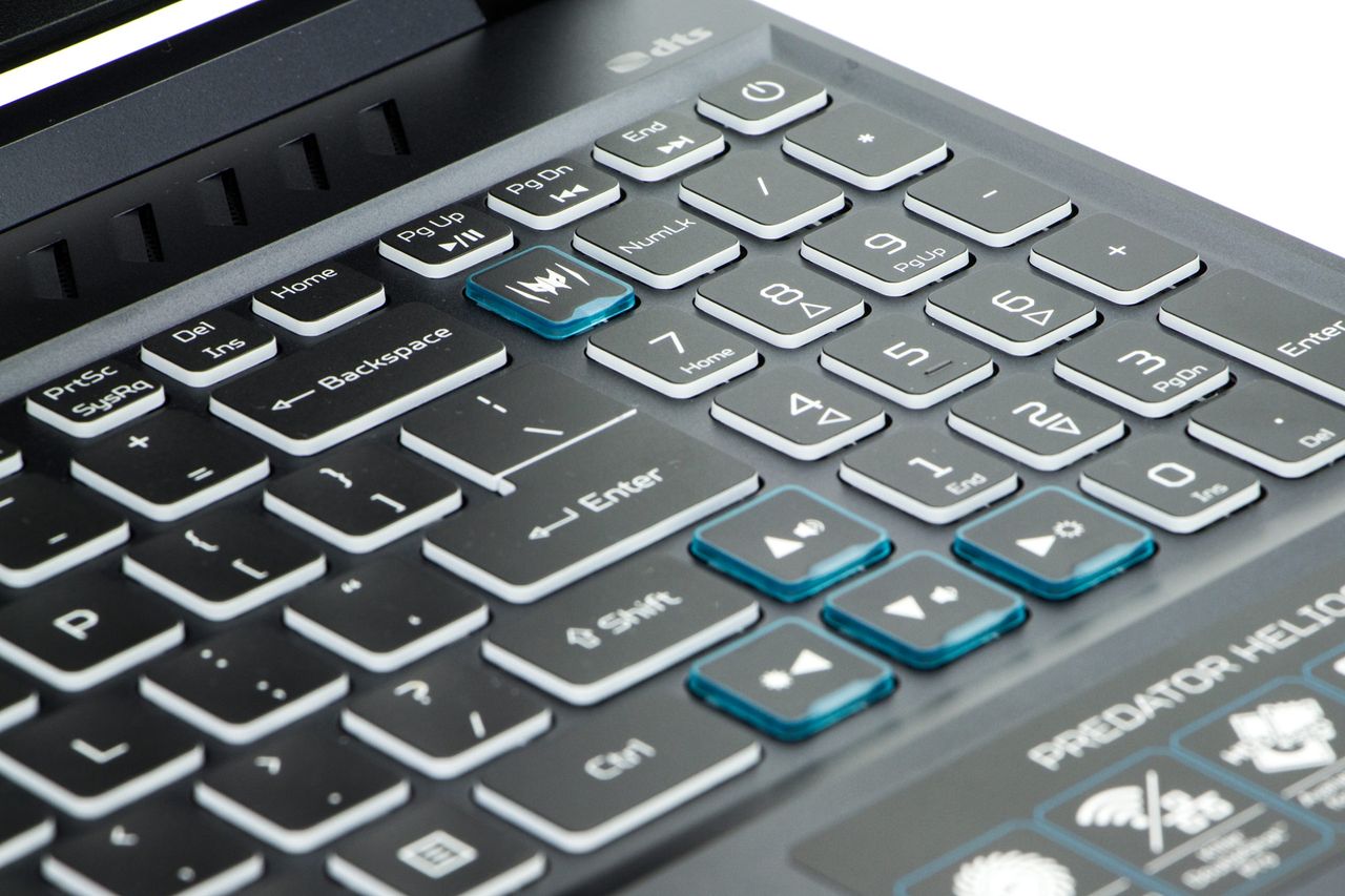Acer Predator Helios 300 - klawiatura numeryczna