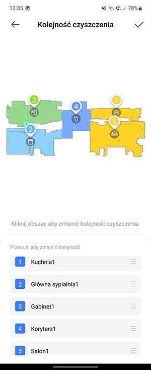 Xiaomi Home aplikacja na telefon  do robota odkurzacza