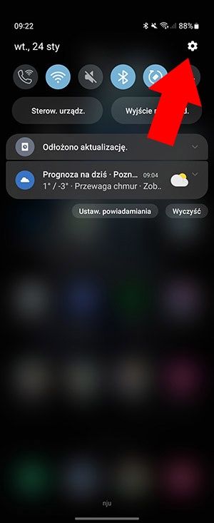 aktualizacja telefonu Samsung