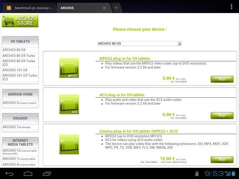 Archos 80 G9 Turbo