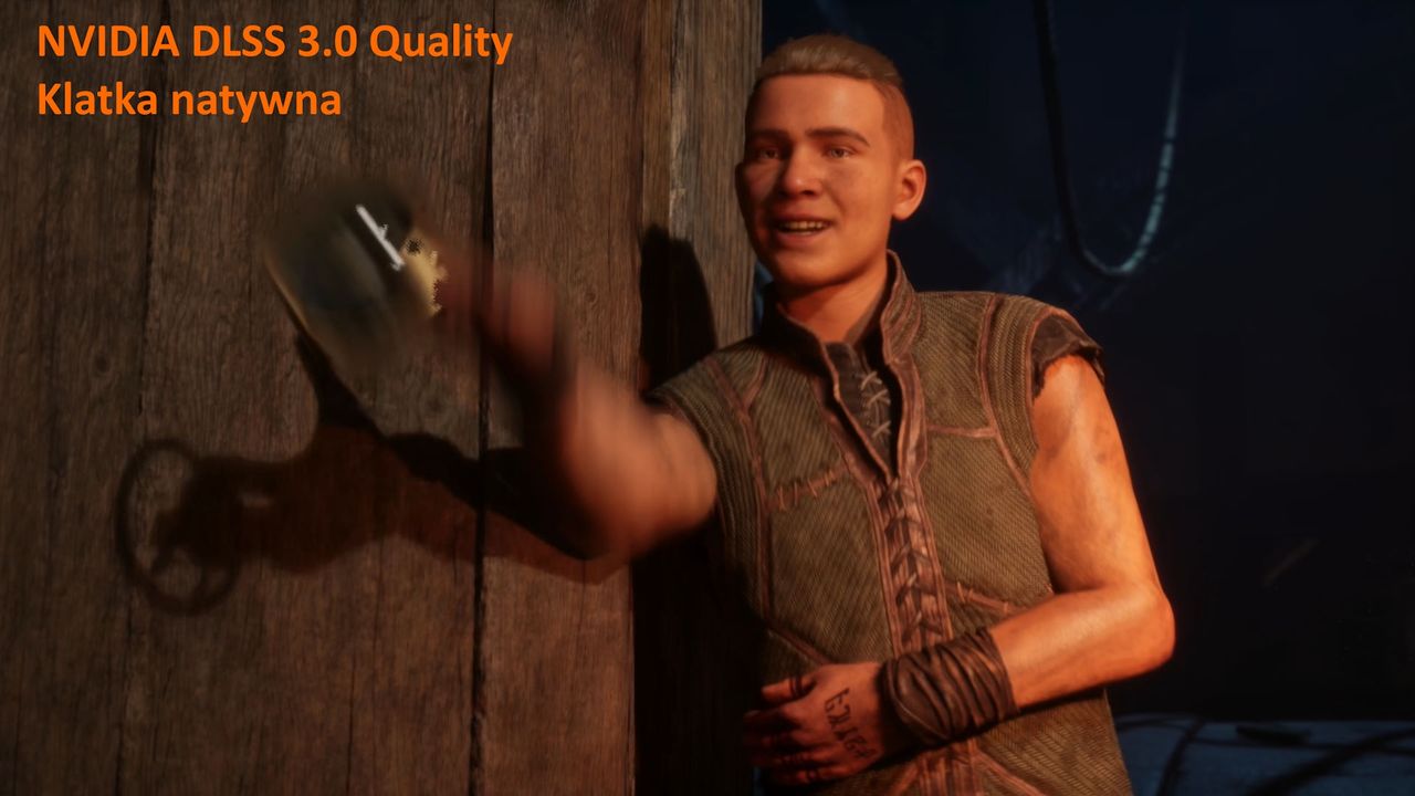 DLSS 3.0 Frame Generation - porównanie nr 2 - klatka nr 3
