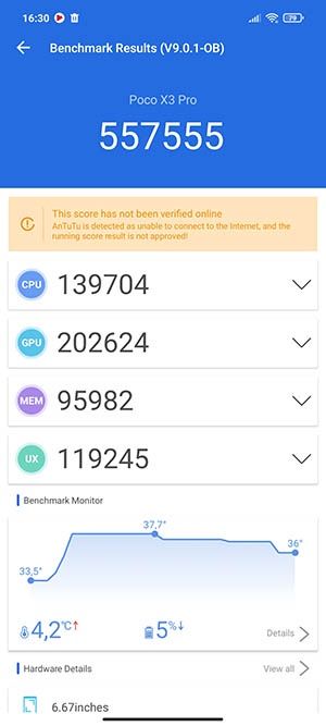 poco x3 pro antutu 9