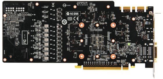 MSI GeForce GTX 680 Lightning karta graficzna zdjęcie laminat rewers