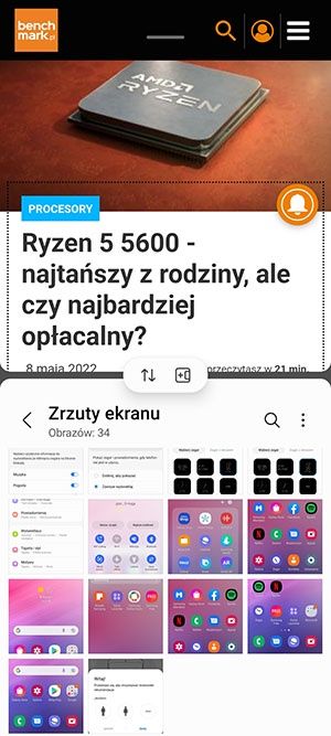 podzielony ekran