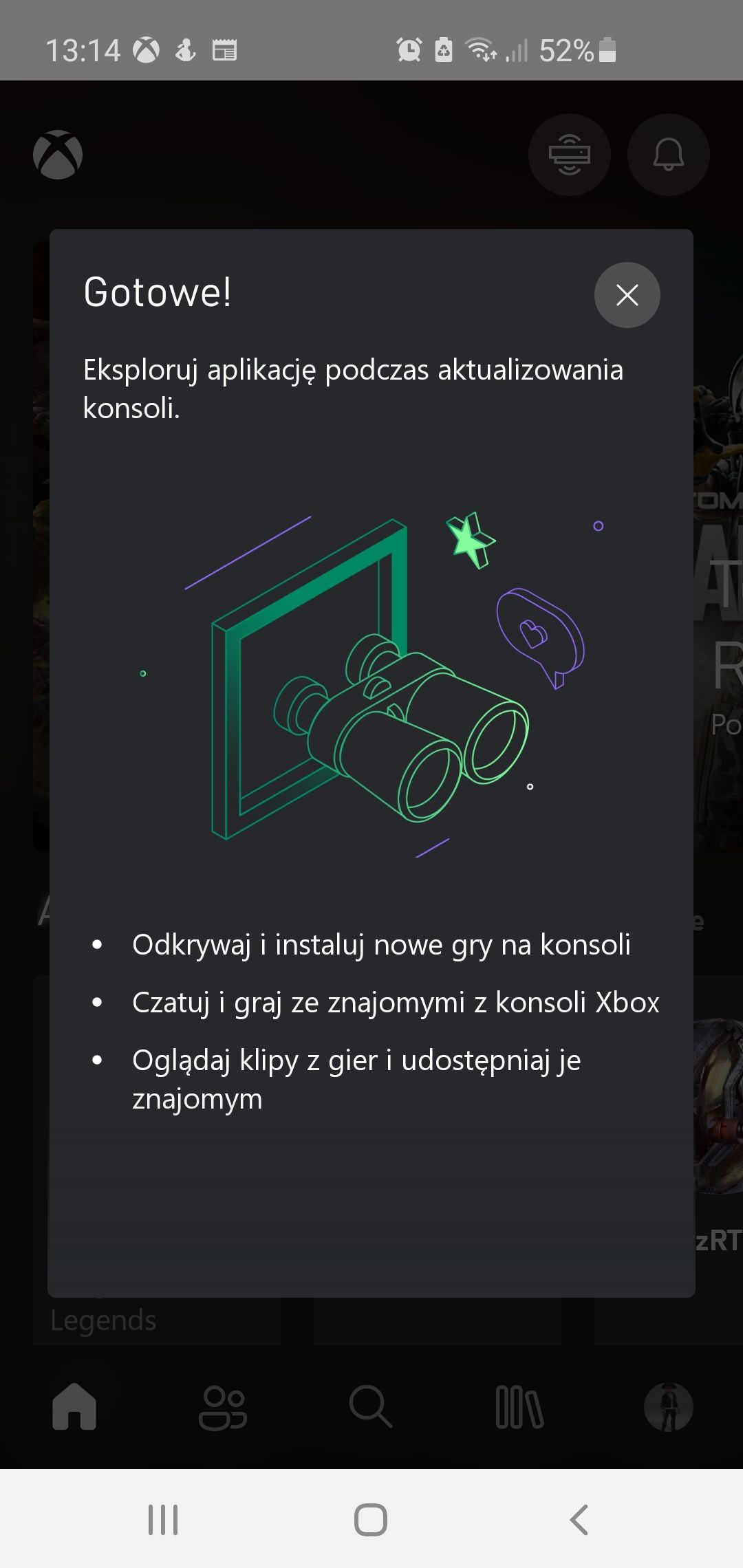 Xbox Series X - konfiguracja zakończona