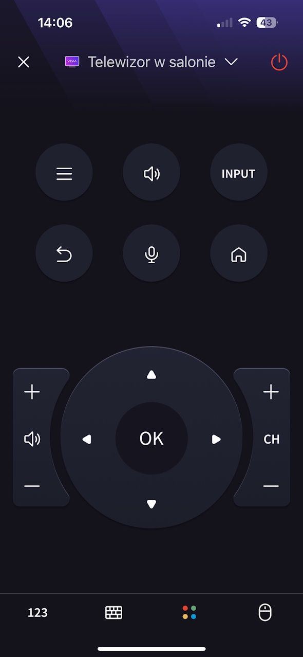 Hisense ULED 65U78Q - aplikacja VIDAA 2
