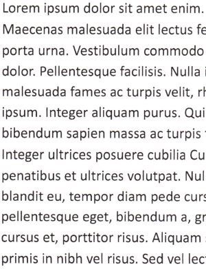 drukowanie tekstu standard