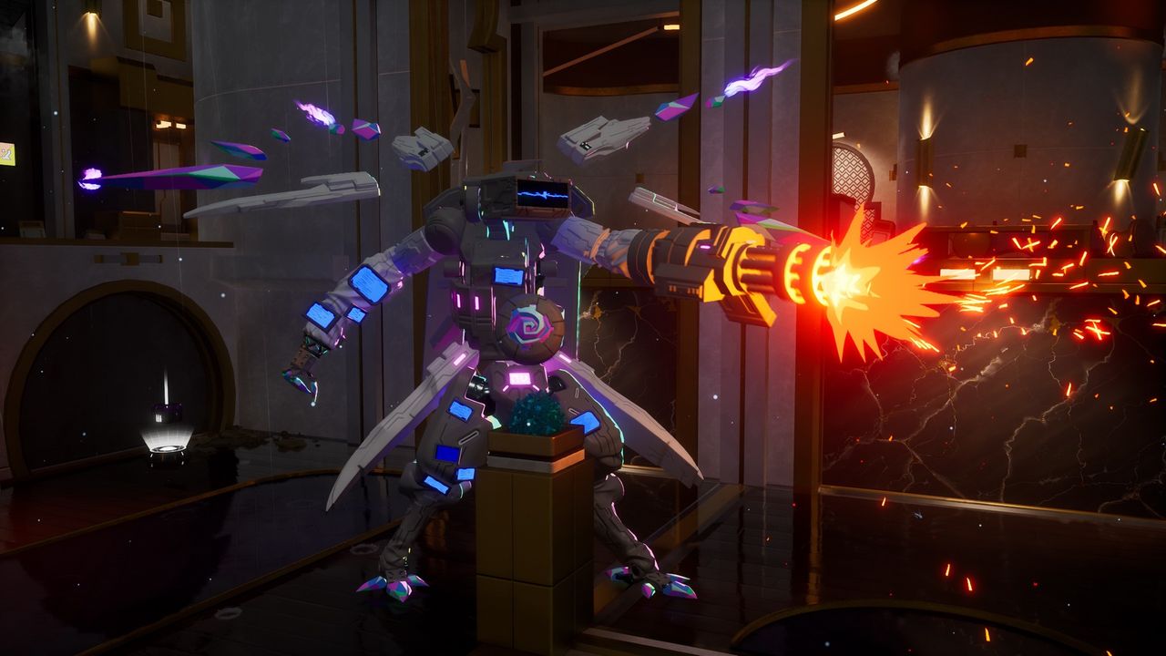 Arcadegeddon - boss robot bojowy