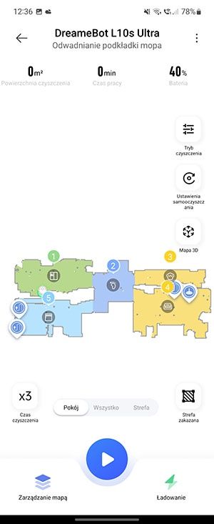 Xiaomi Home aplikacja na telefon  do robota odkurzacza