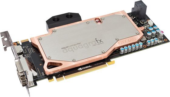 Aqua Computer aquacomputerFX GTX 680 blok wodny karta graficzna zdjęcie nvidia geforce kepler 104