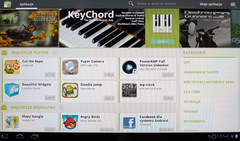 Sony Tablet S - android market