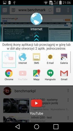 LG G Flex 2 - skrót internetowy