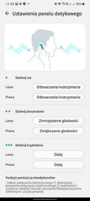 aplikacja na telefon LG Tone