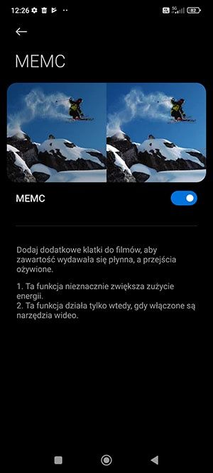 efekty obrazu MEMC