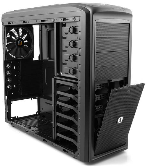 wnętrze obudowy SilentiumPC Regnum L50 Pure Black