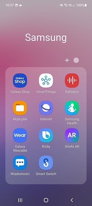 aplikacje samsung