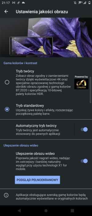 Sony Xperia 1 III ekran