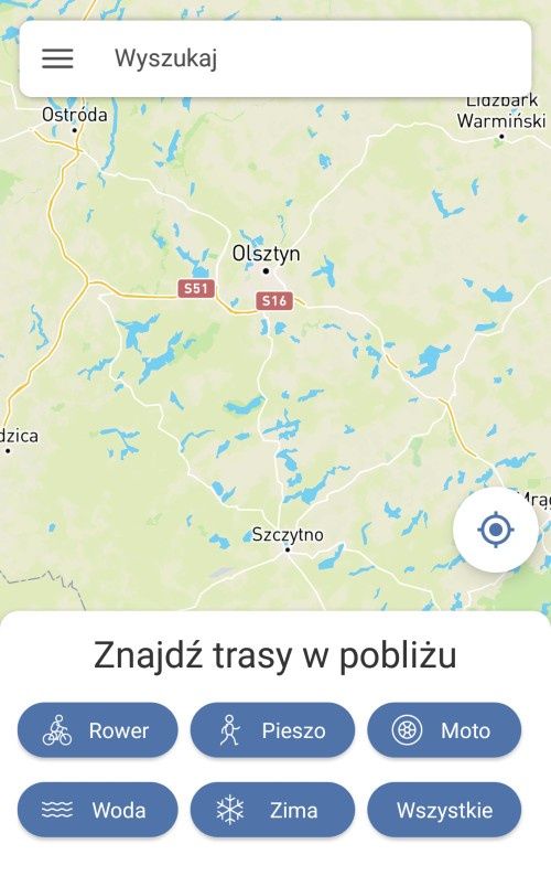 traseo menu wyszukiwania