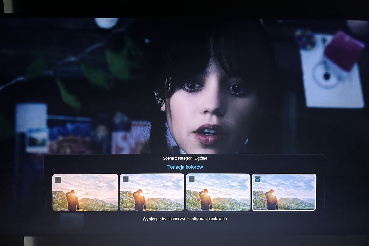 Samsung Excellence Line 8K QN900D - kalibracja kontrastu - tryb ogólny