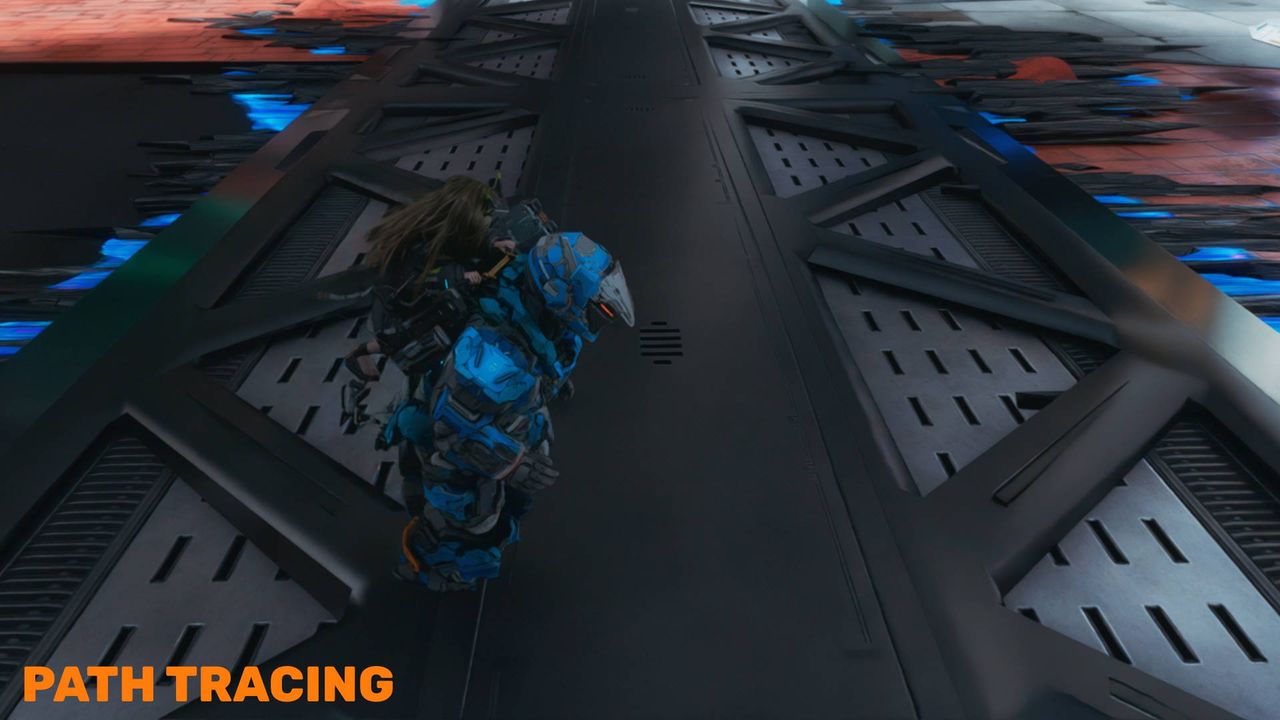 Pragmata - Porównanie 10 = Path Tracing