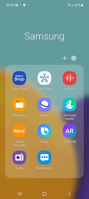Aplikacje Samsung