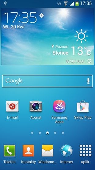 Samsung Galaxy S 4 - pulpit