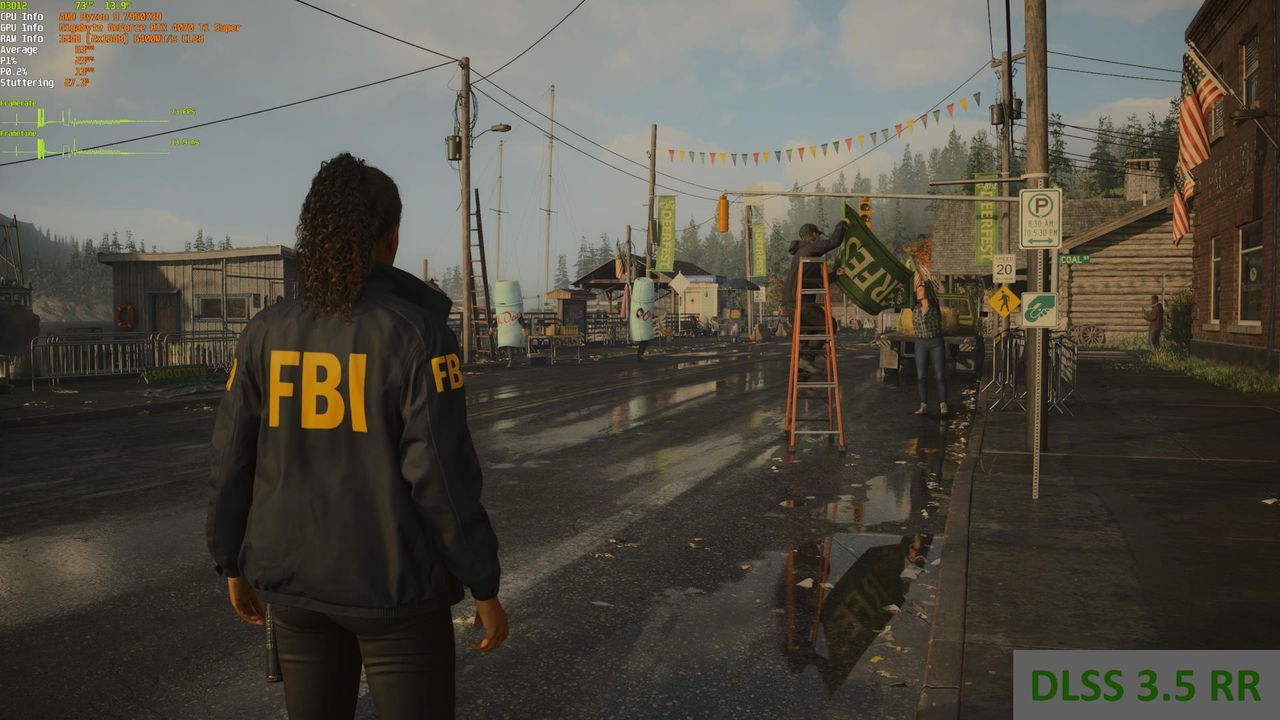 Alan Wake 2 - porownanie 9 - 4K DLSS RR