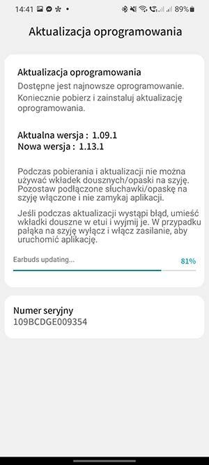 LG Tone Free aplikacja na telefon