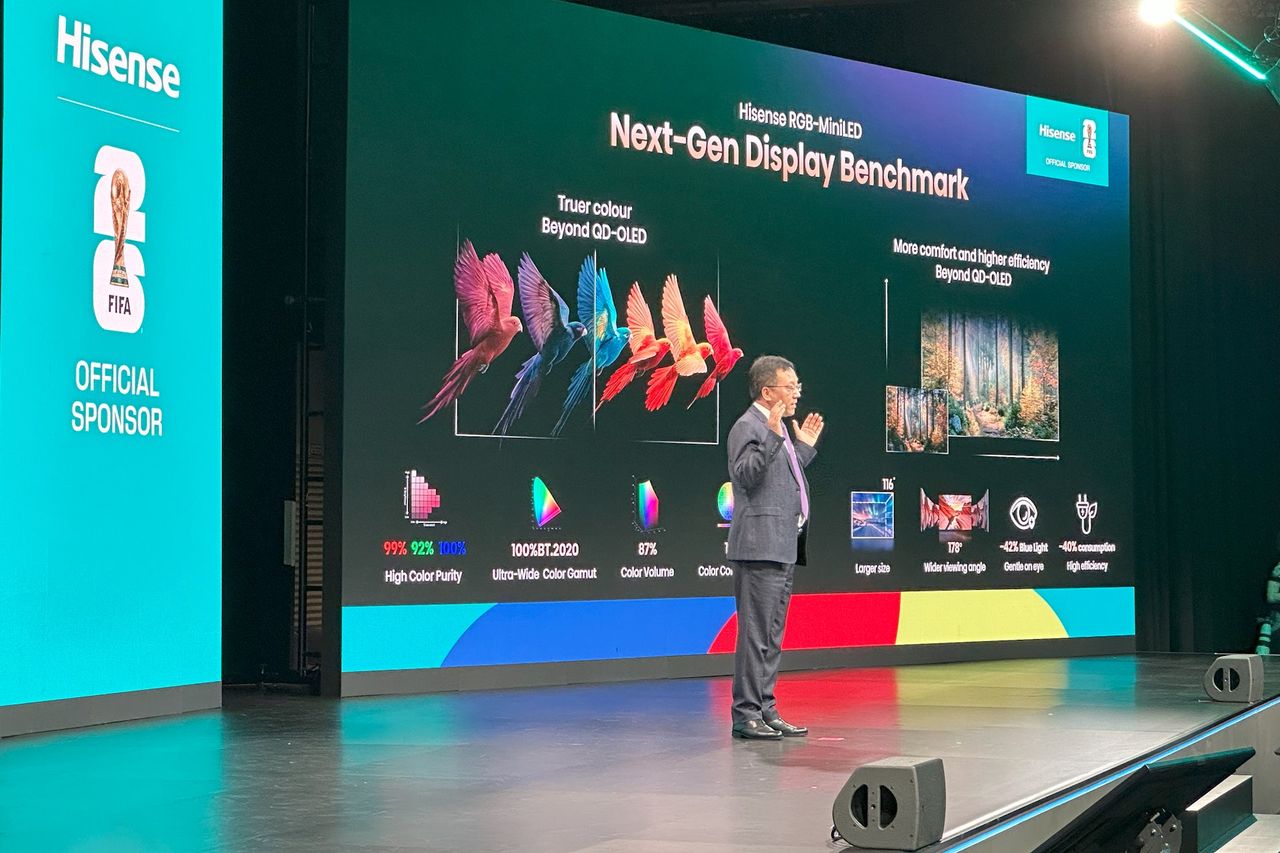 Prezentacja Hisense na IFA 2025  - RGB-MiniLED 3