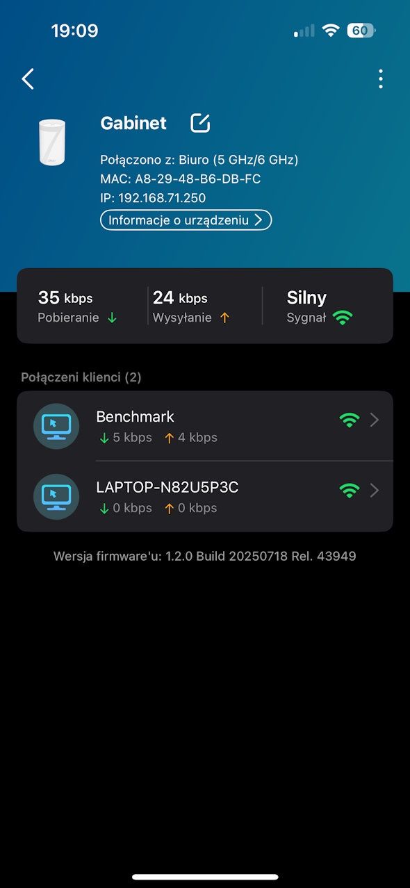 TP-Link Deco BE65 - konfiguracja w aplikacji Deco 2