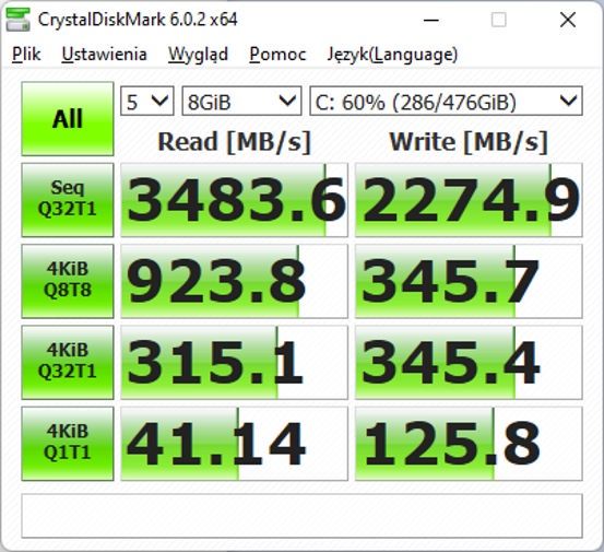 Gigabyte A5 K1 - Crystal Disk Mark