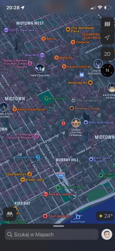 mapa ios 15 centrum