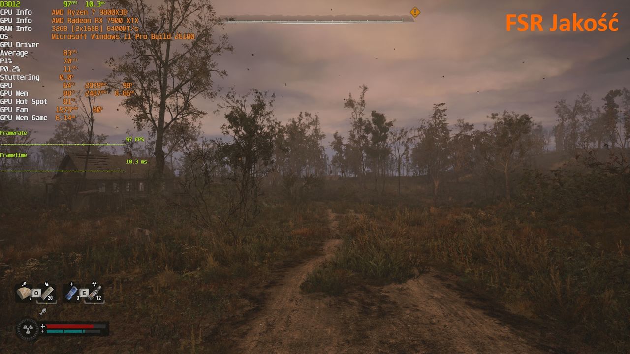 NVIDIA GeForce RTX 5090 Founders Edition - Stalker 2 FSR