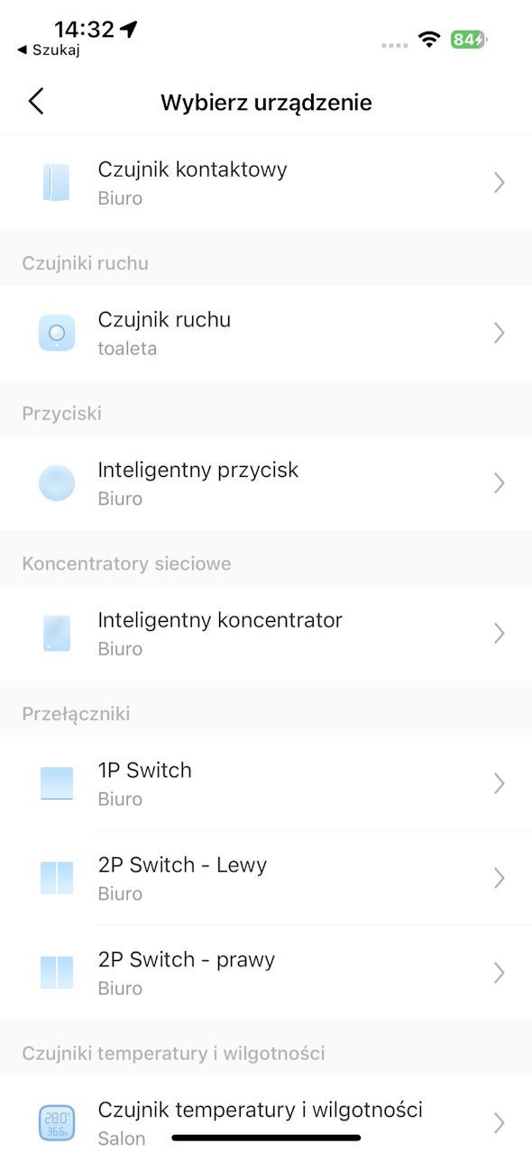 TP-Link Tapo Smart - konfiguracja interakcji 3