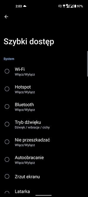 szybki dostęp