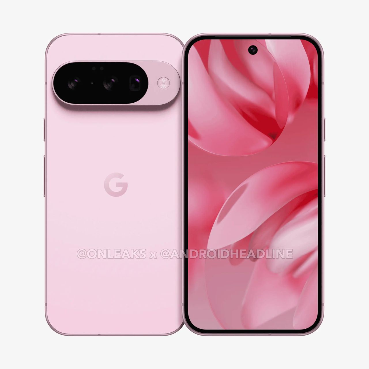 Google Pixel 10, 10 Pro i 10 Pro XL - wizualizacje na podstawie przecieków (fot. Android Headlines / @OnLeaks)