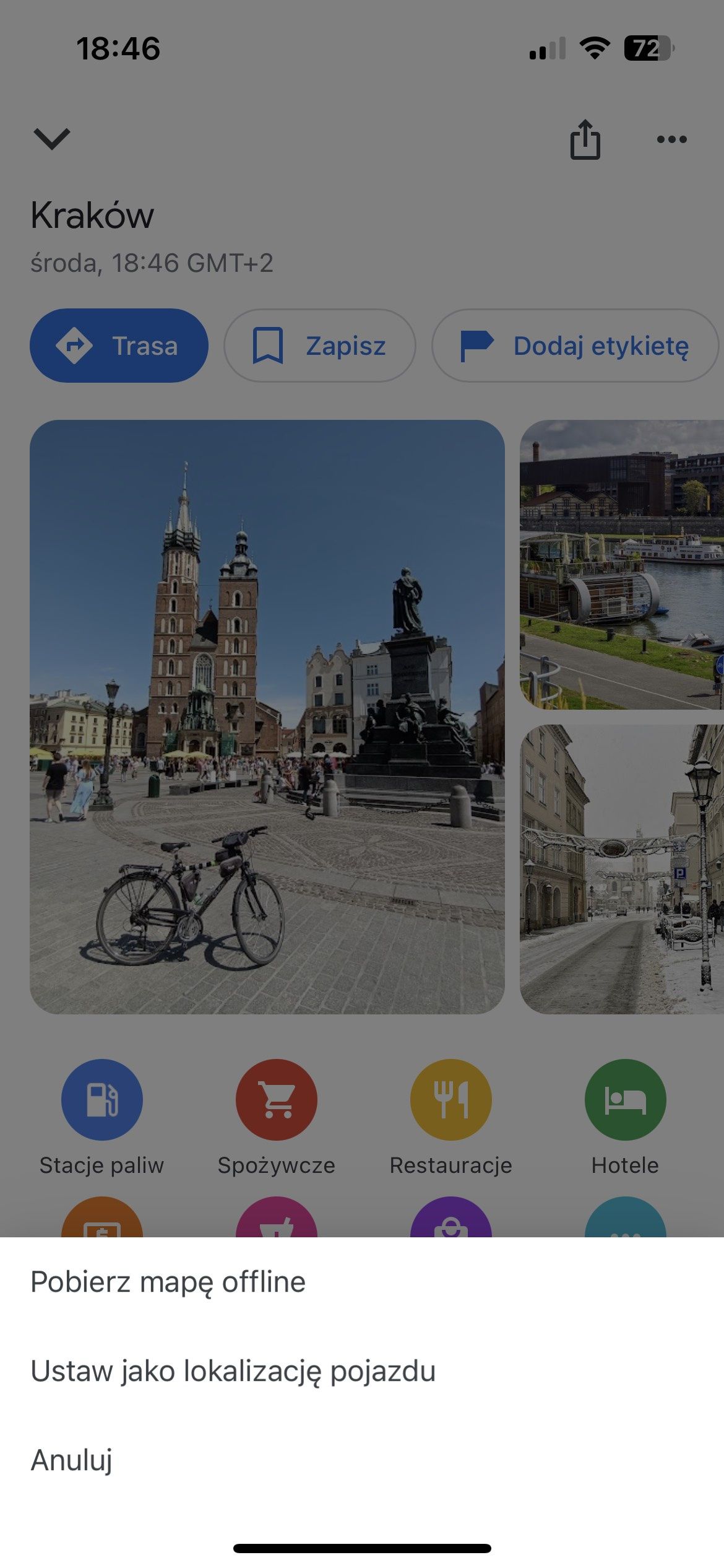 Mapy Google: pobieranie map offline