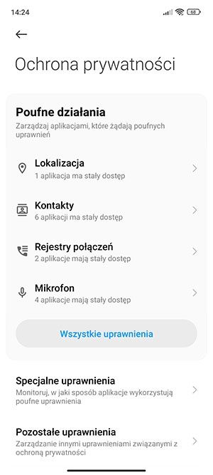 ochrona prywatności