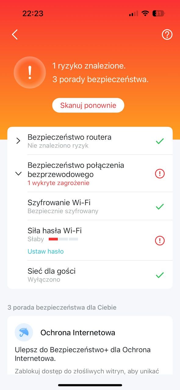 TP-Link Archer BE800 - ochrona 1