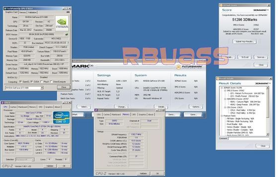 Futuremark 3DMark 2006 benchmark rekord 51296 Rbuass zrzut ekranu