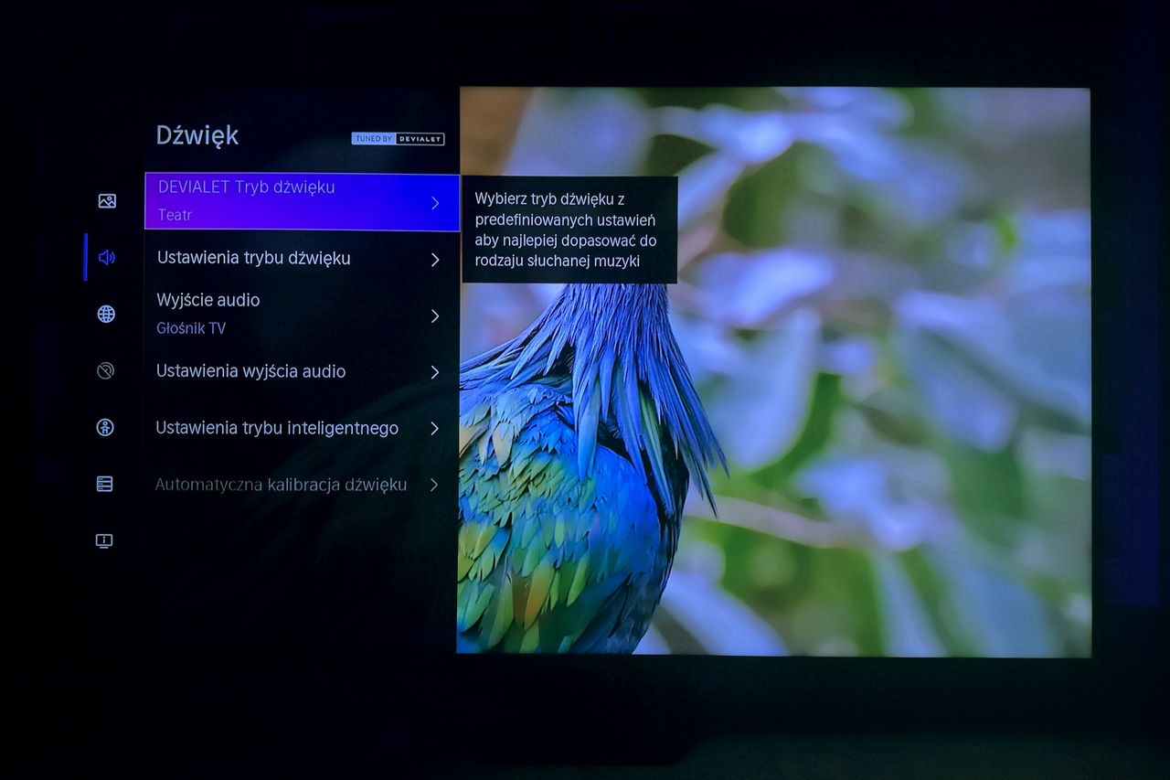 Hisense MiniLED U8Q - ustawienia obrazu