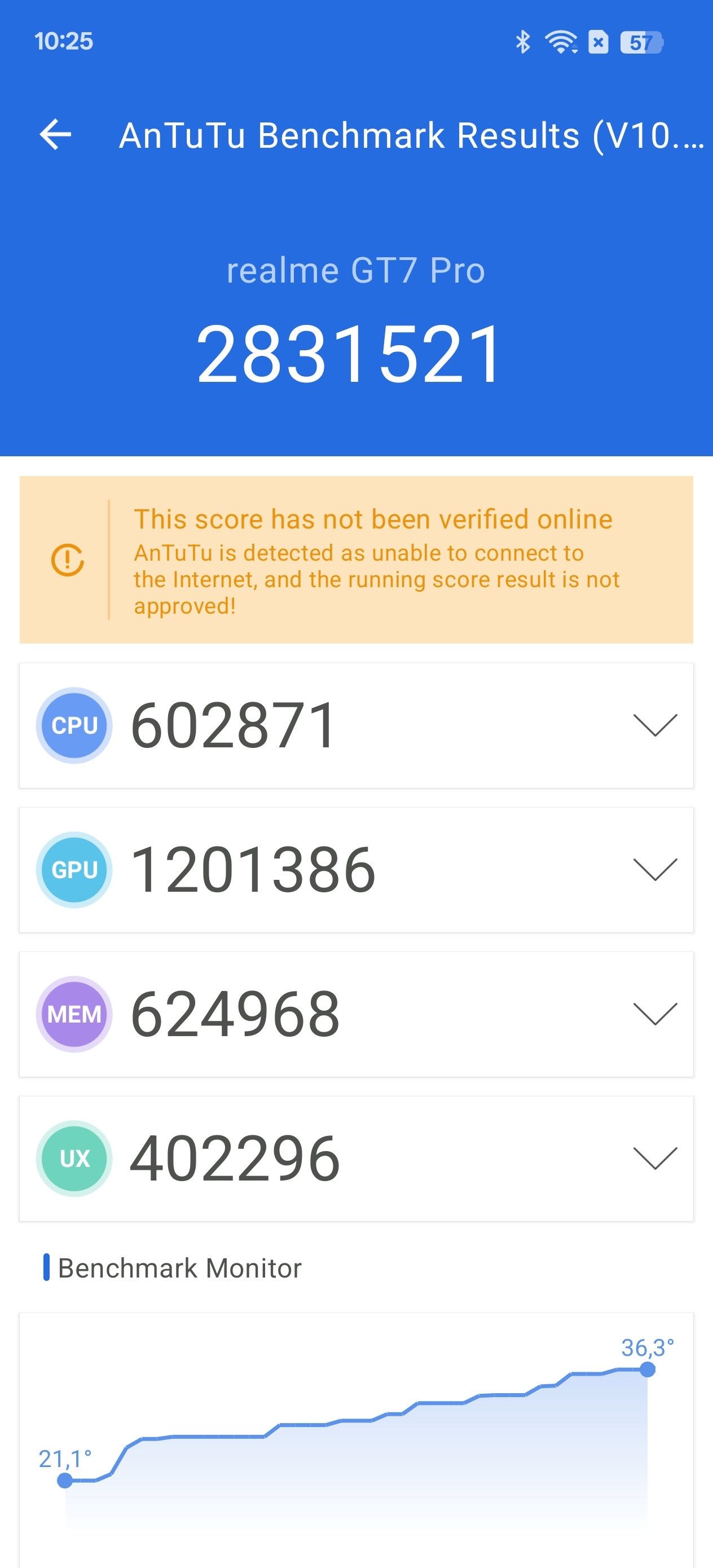 realme GT 7 Pro w AnTuTu (tryb standardowy i GT)