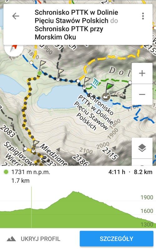 mapa turystyczna wyznaczanie trasy