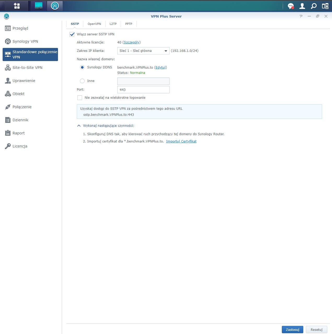 Synology RT6600ax - VPN 2/2