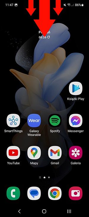 przypinanie aplikacji Samsung