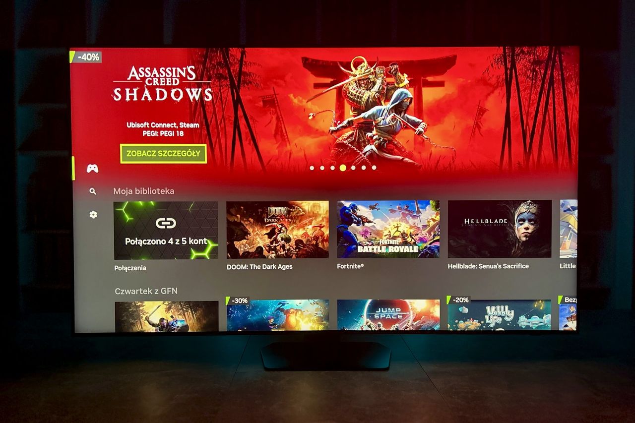 Samsung Neo QLED 65QN92F - GeForce Now