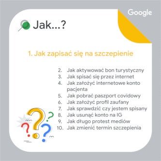 Google 2021 jak