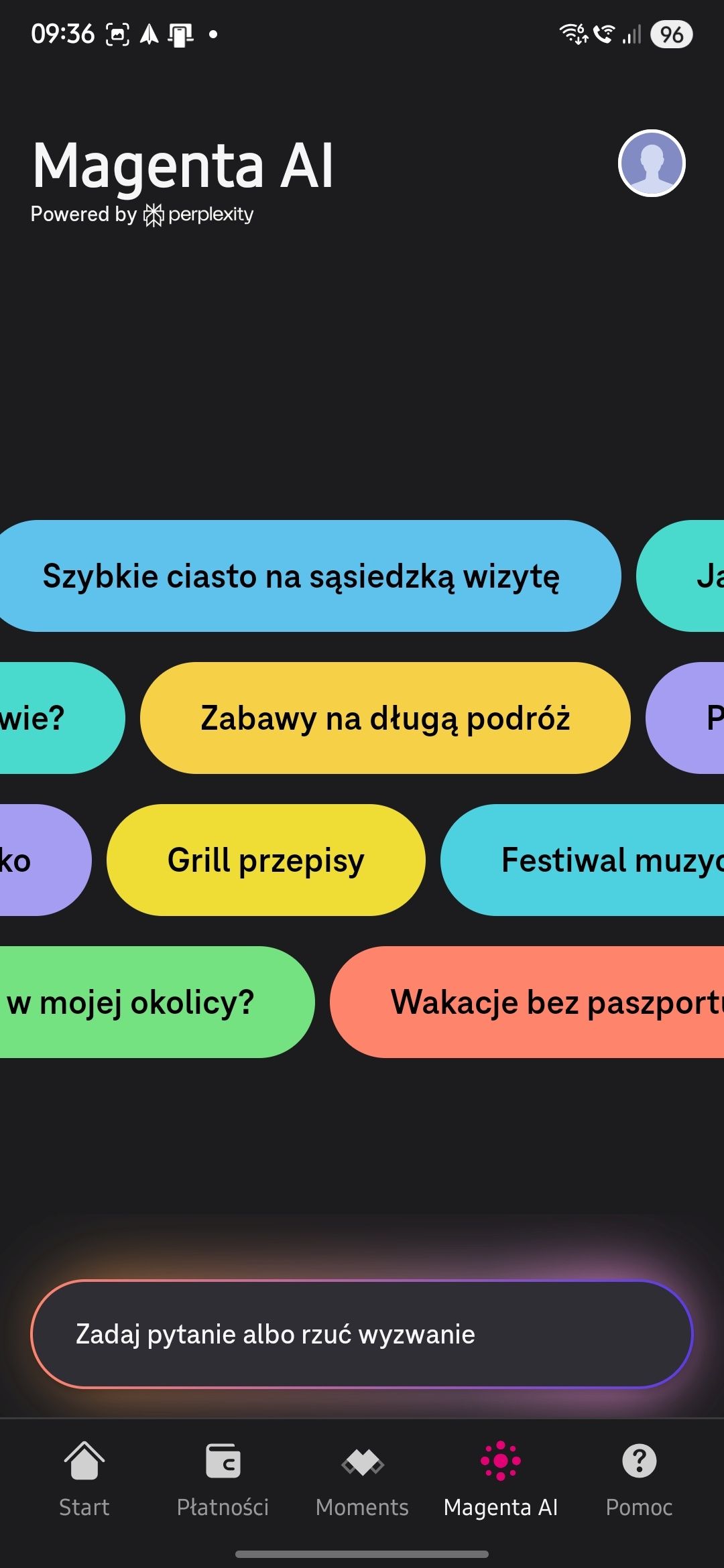 Magenta AI (po lewej) i Perplexity (po prawej)