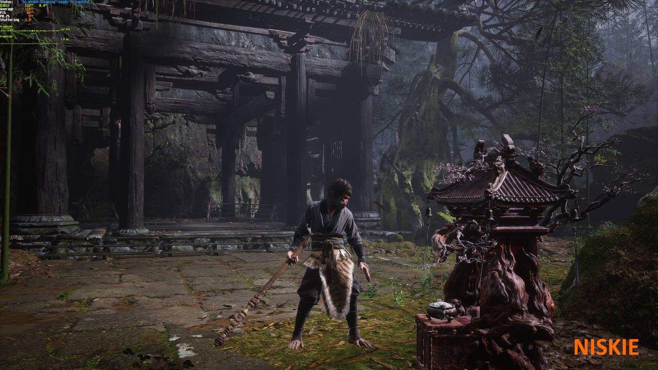 Black Myth Wukong - porównanie 3 - ustawienia niskie